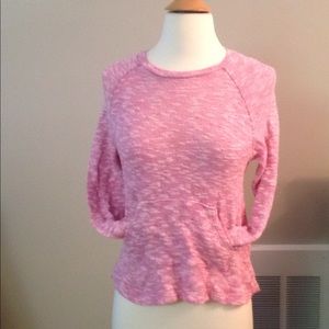 Pink sweater shirt